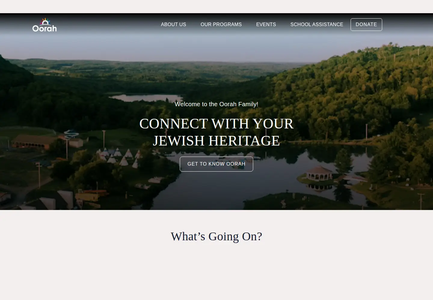 Screenshot of oorah.org