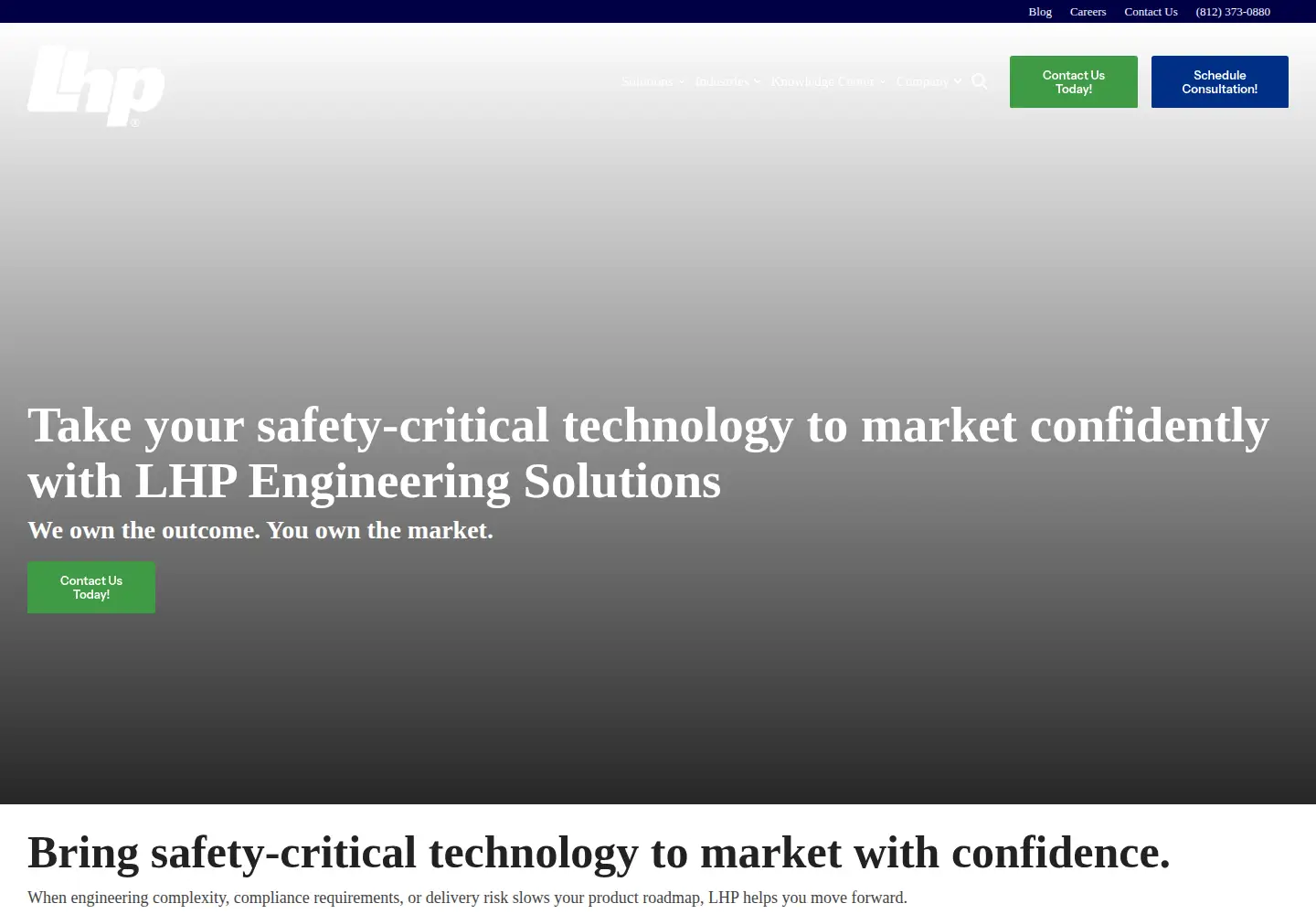 Screenshot of lhpes.com