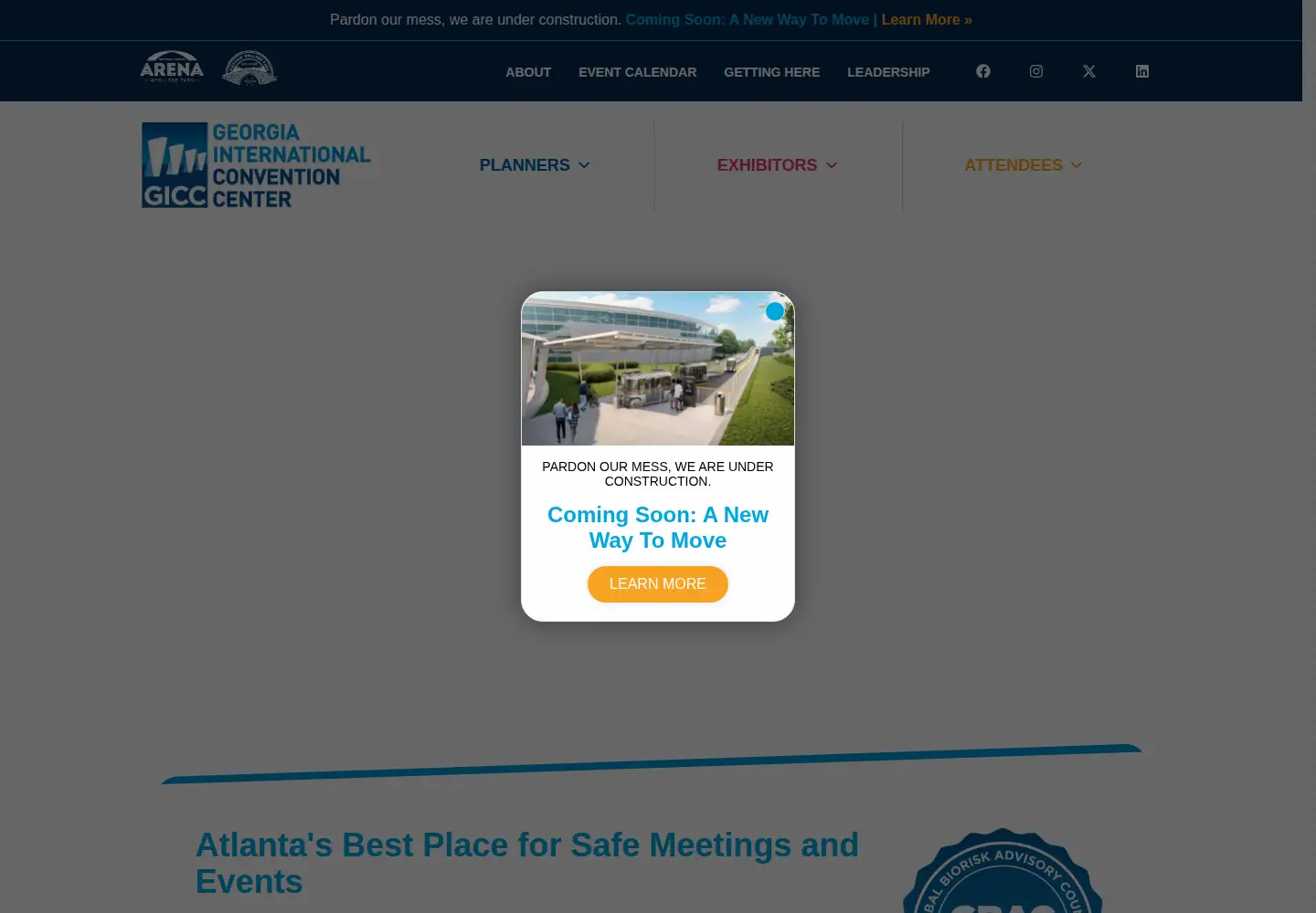 Captured homepage of gicc.com in the current scan