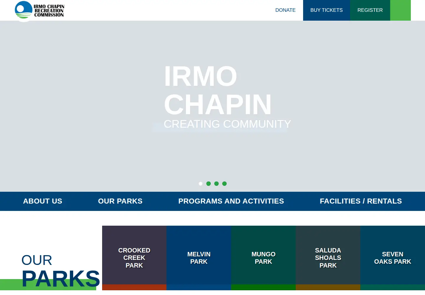 Screenshot of icrc.net
