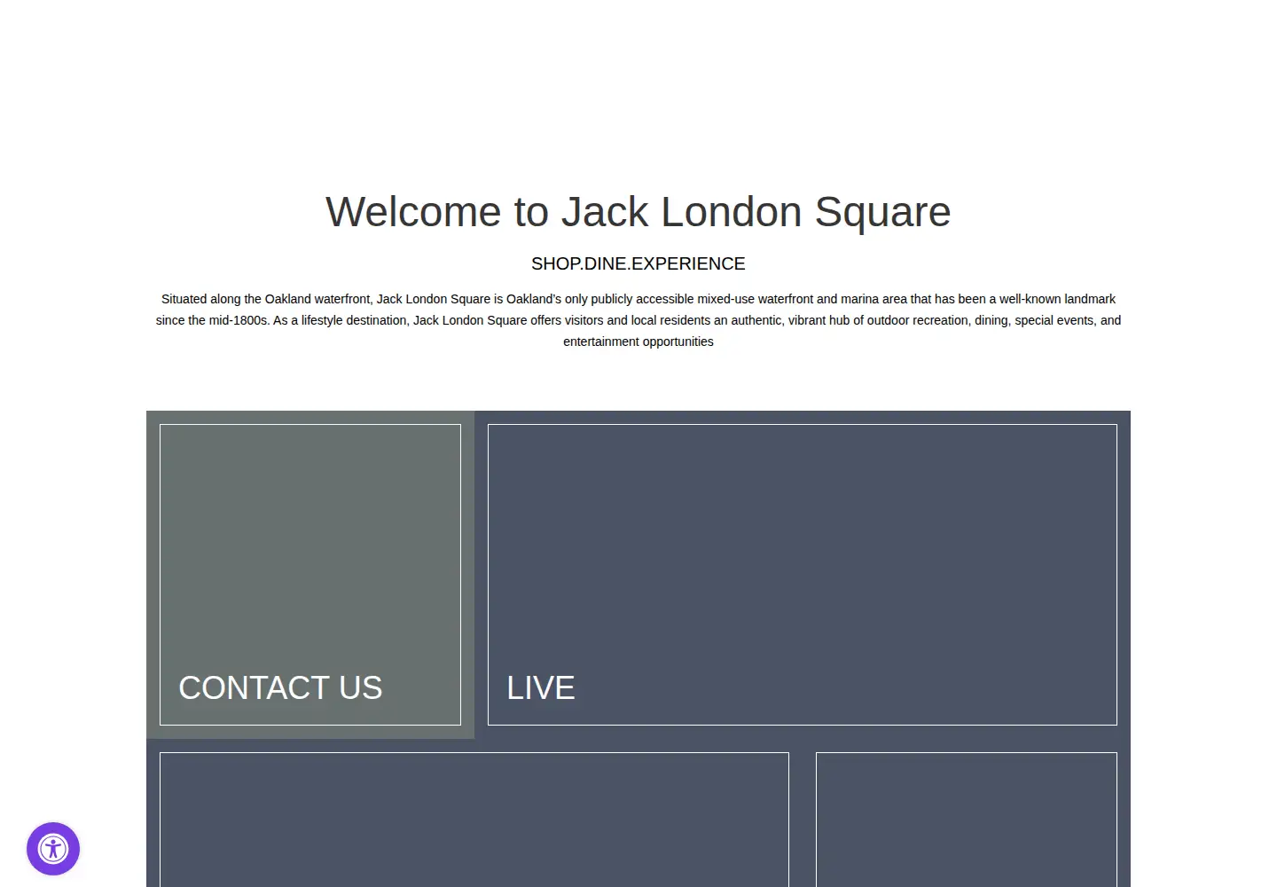 Screenshot of jacklondonsquare.com