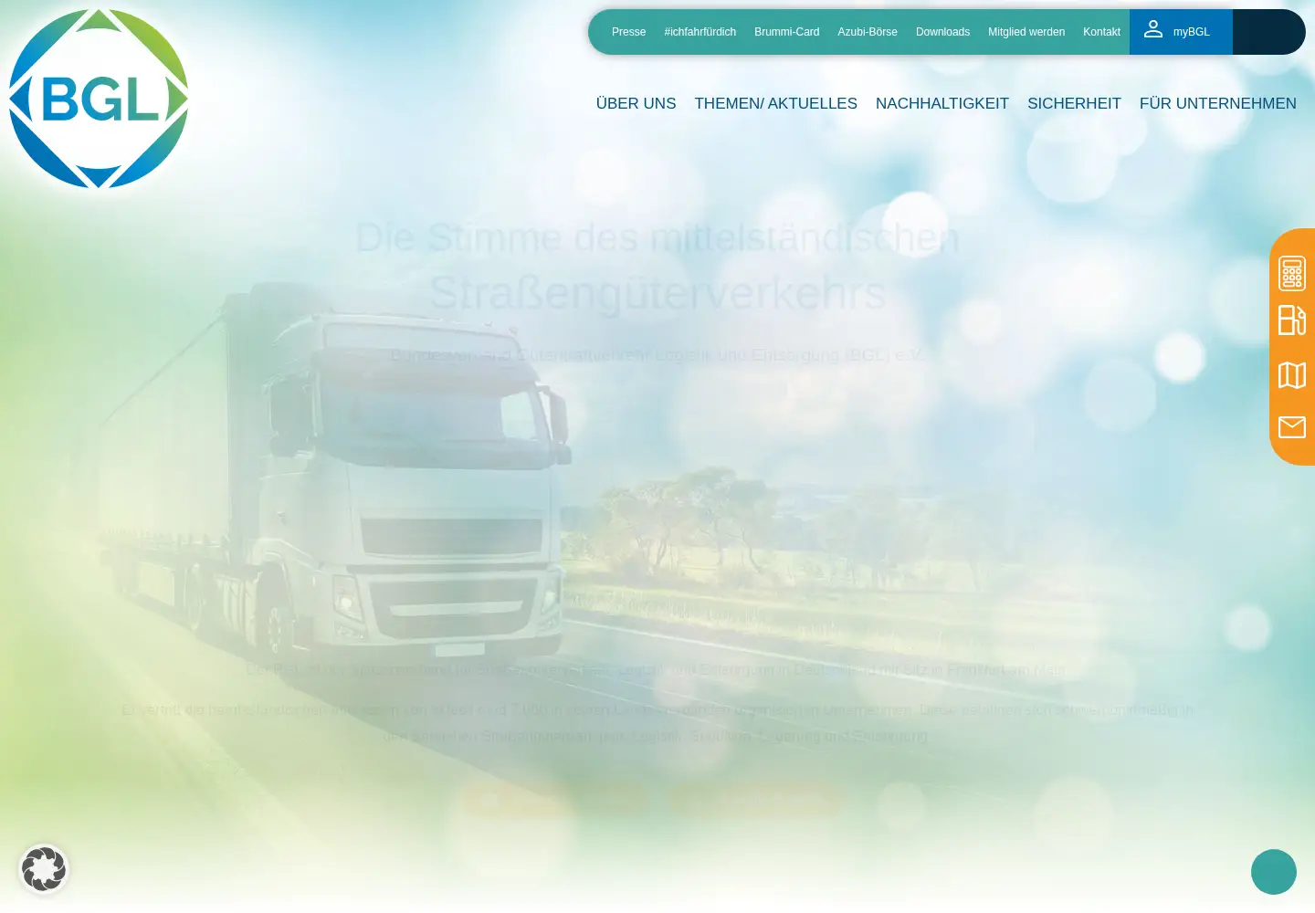 Screenshot of bgl-ev.de