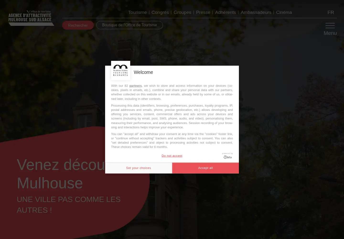 Screenshot of tourisme-mulhouse.com