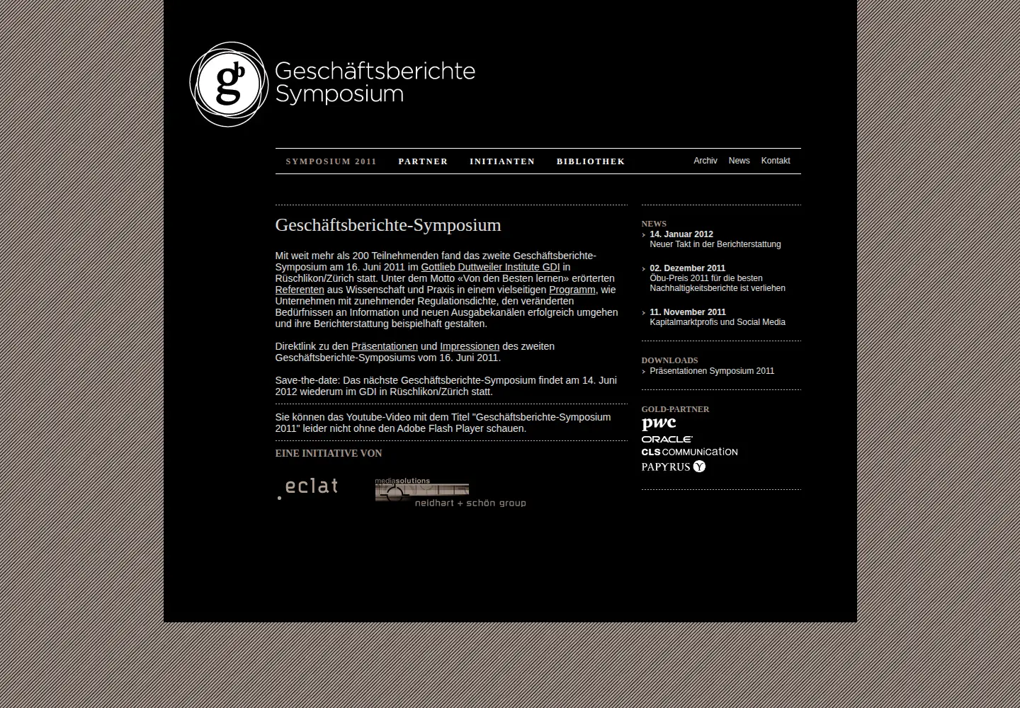 Screenshot of corporate-reporting.com