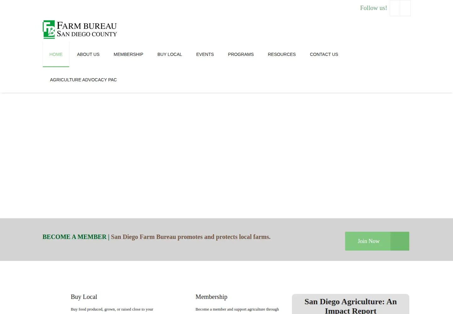 Screenshot of sdfarmbureau.org