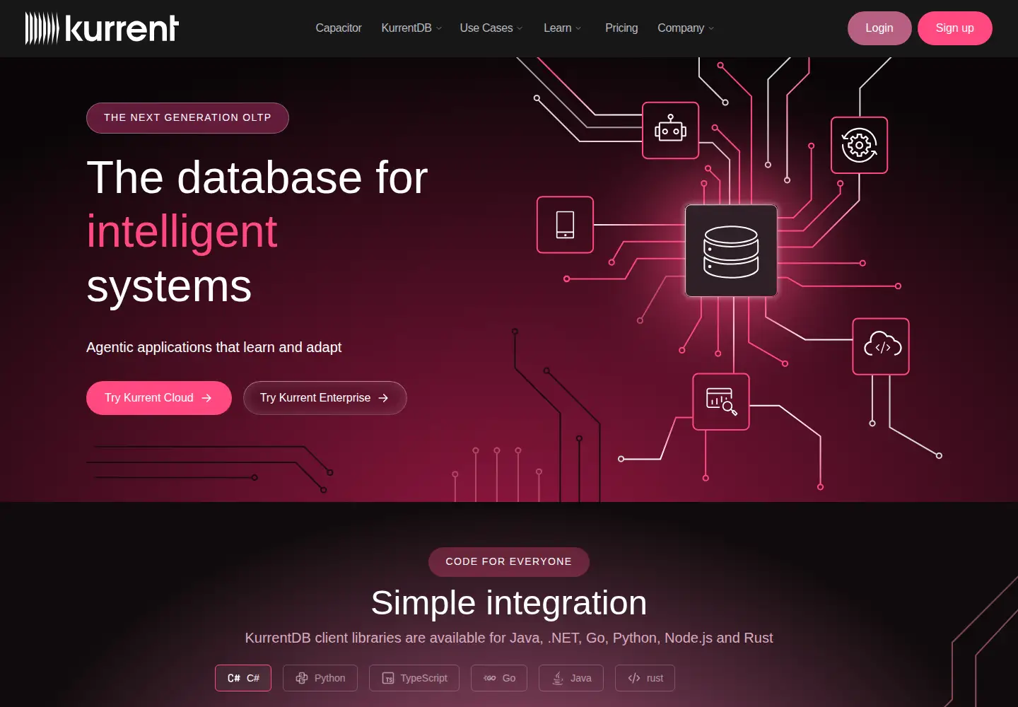 Screenshot of eventstore.org