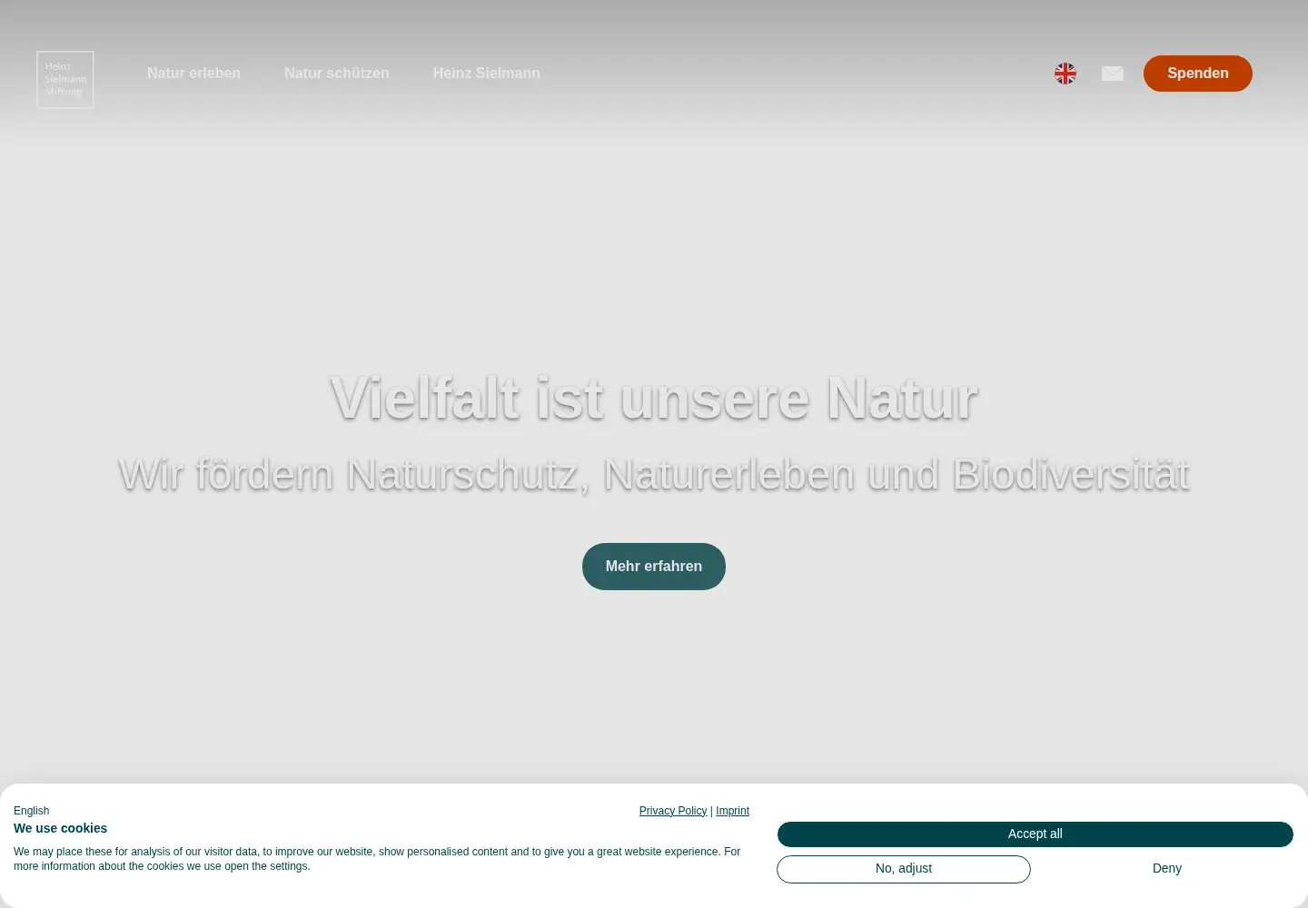 Screenshot of sielmann-stiftung.de