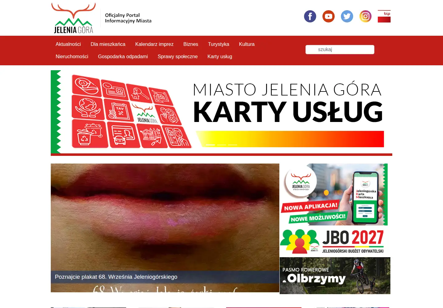 Screenshot of jeleniagora.pl