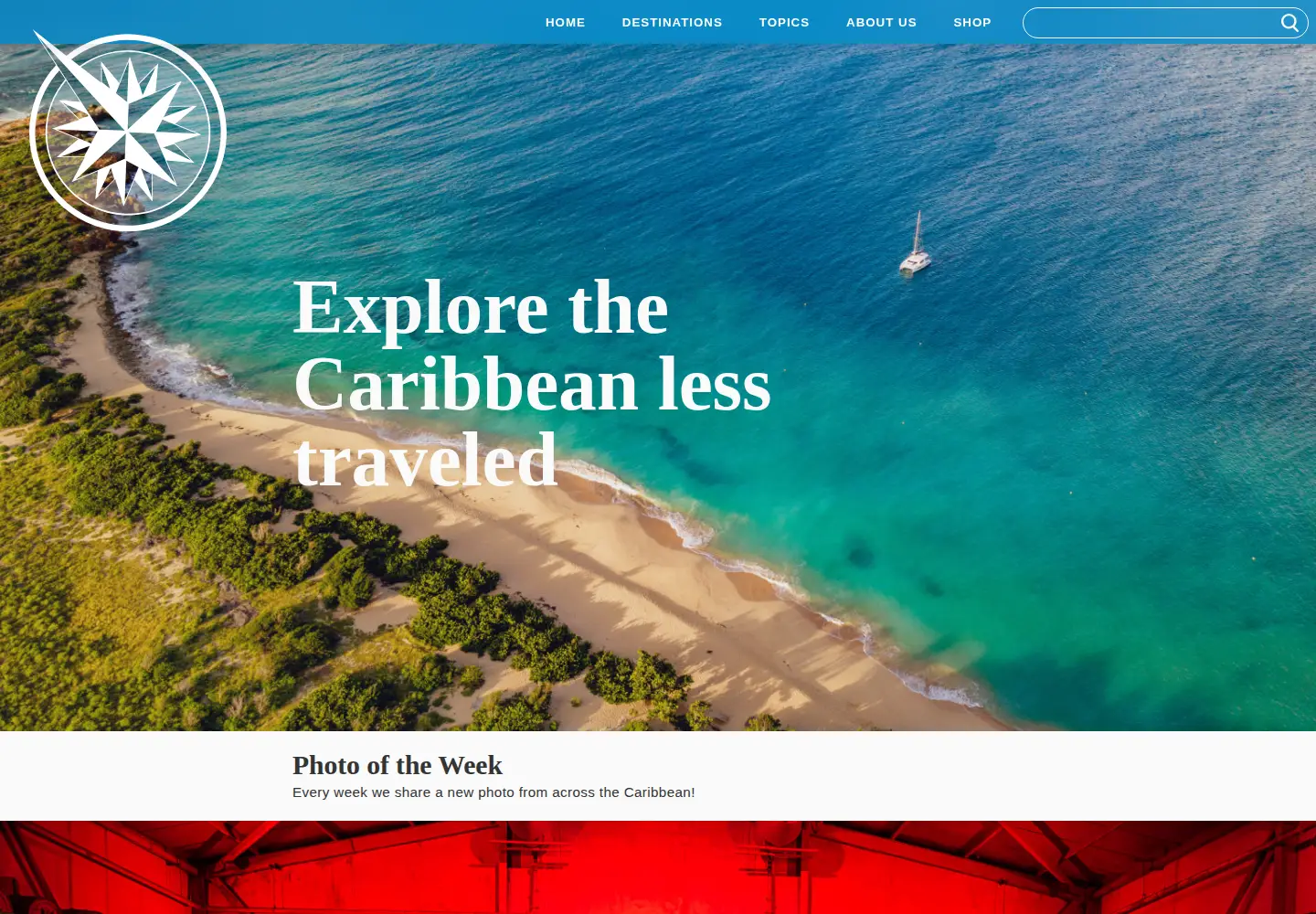Captured homepage of uncommoncaribbean.com in the current scan