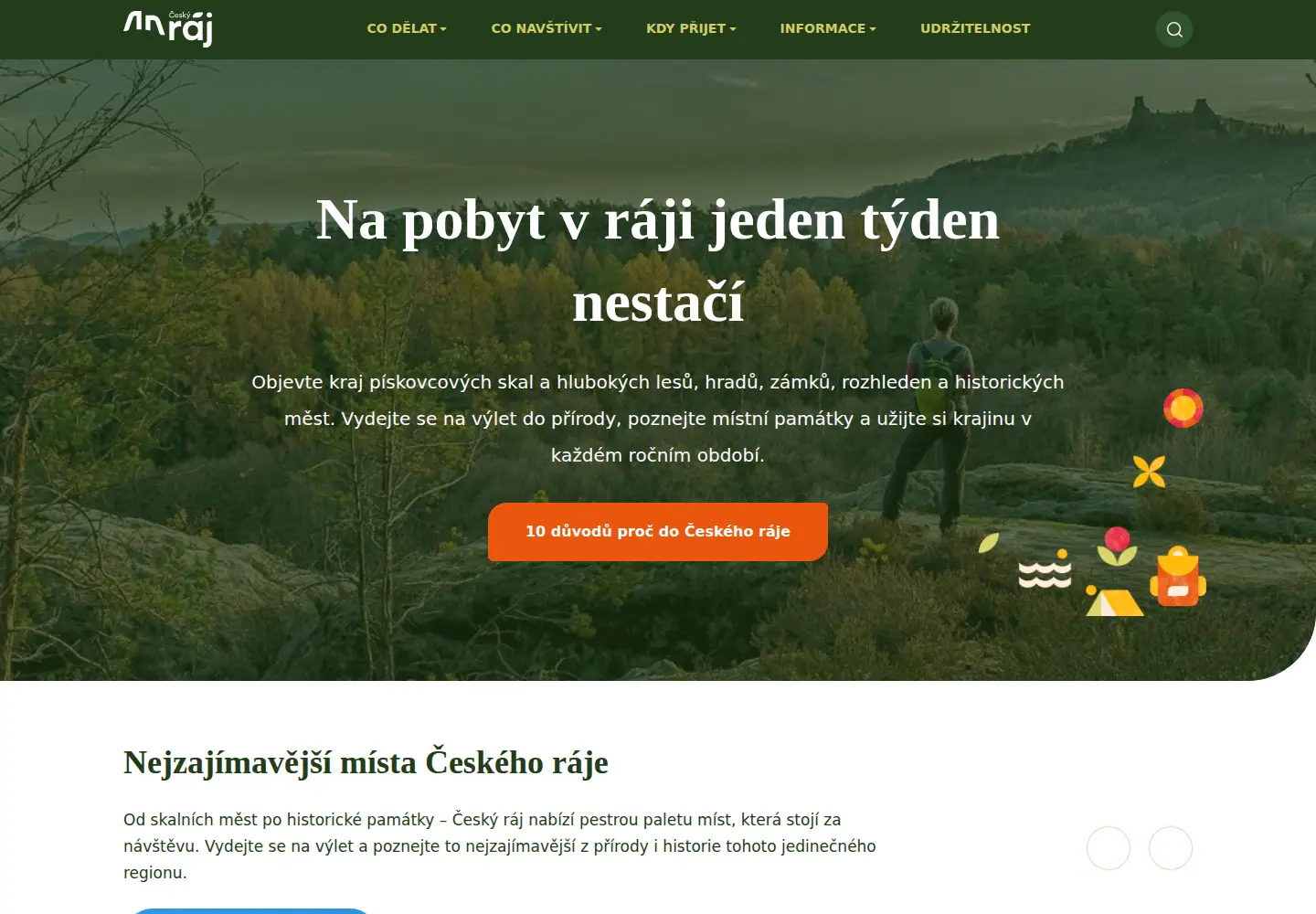 Screenshot of cesky-raj.info