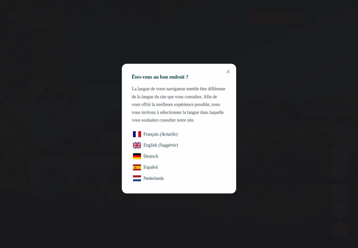 Screenshot of beziers-mediterranee.com