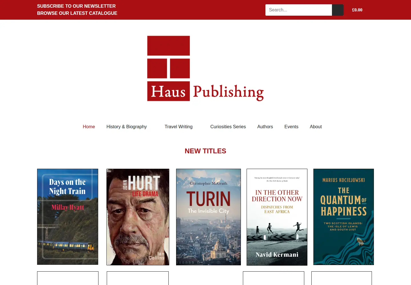 Screenshot of hauspublishing.com