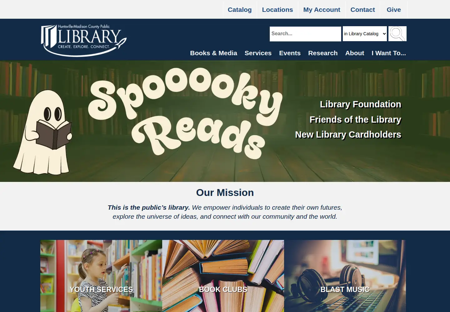 Screenshot of hmcpl.org
