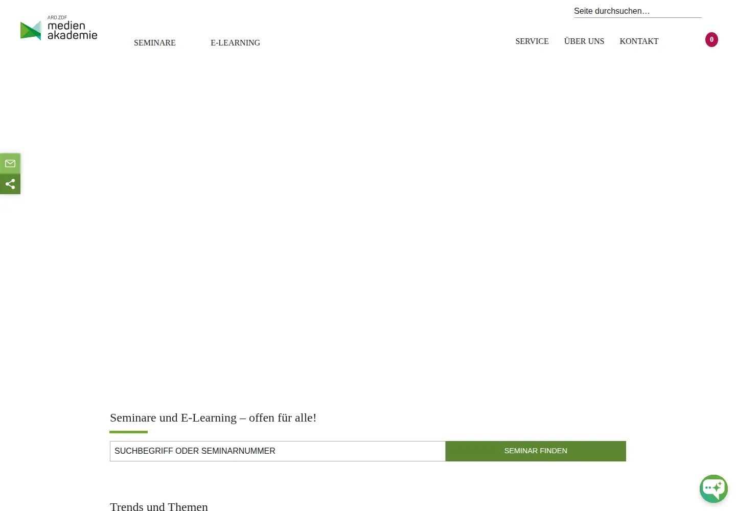Screenshot of ard-zdf-medienakademie.de