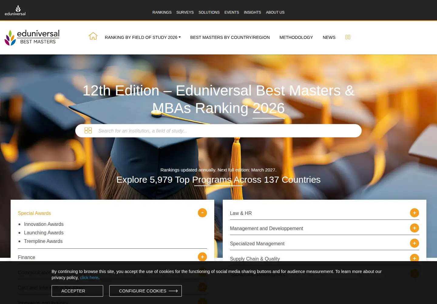 Screenshot of best-masters.com
