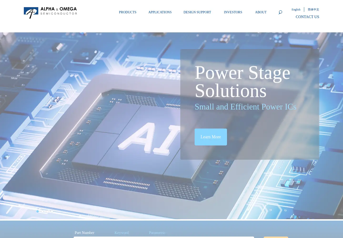 Screenshot of aosmd.com