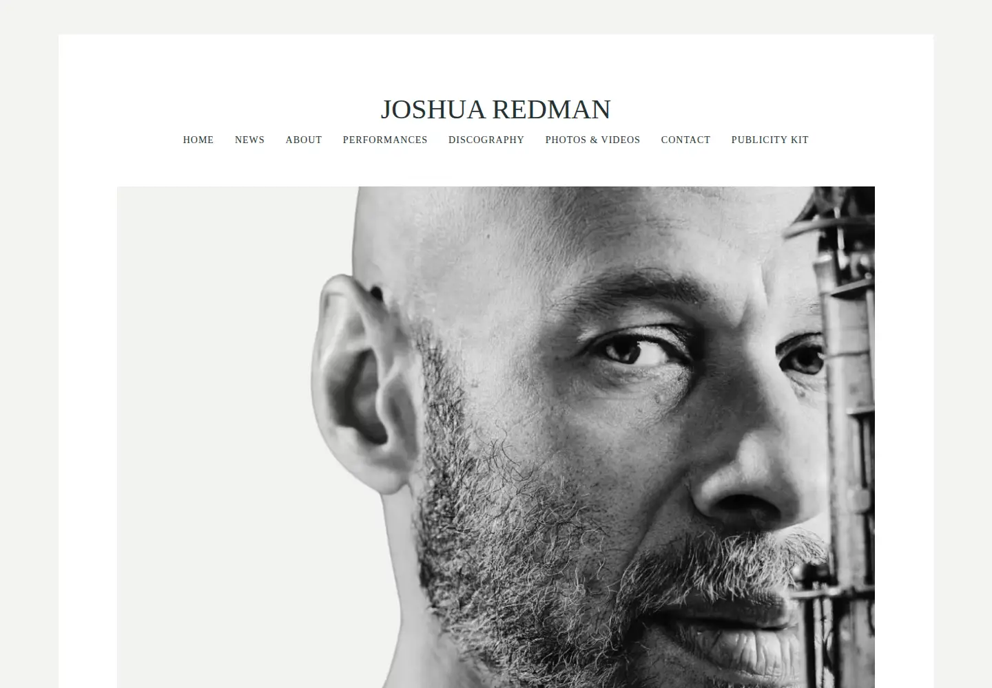 Screenshot of joshuaredman.com