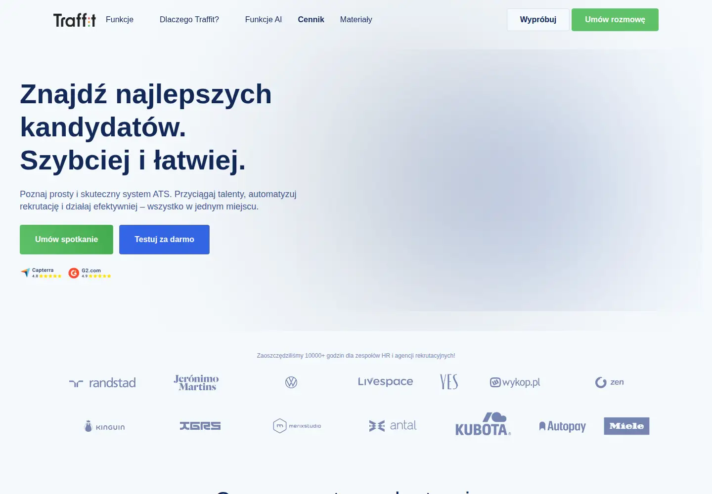 Screenshot of traffit.com