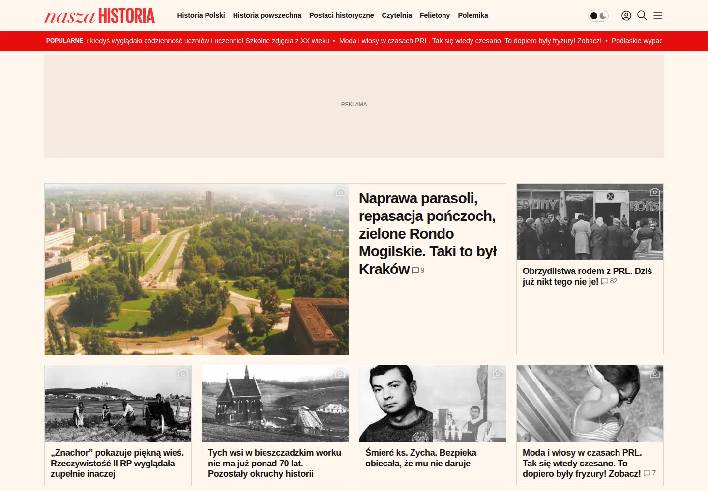 Screenshot of naszahistoria.pl