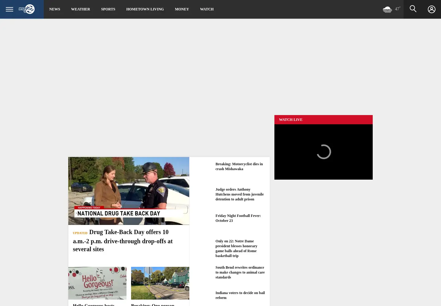 Screenshot of fox28.com