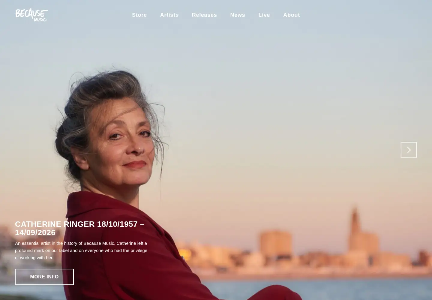 Screenshot of because.tv
