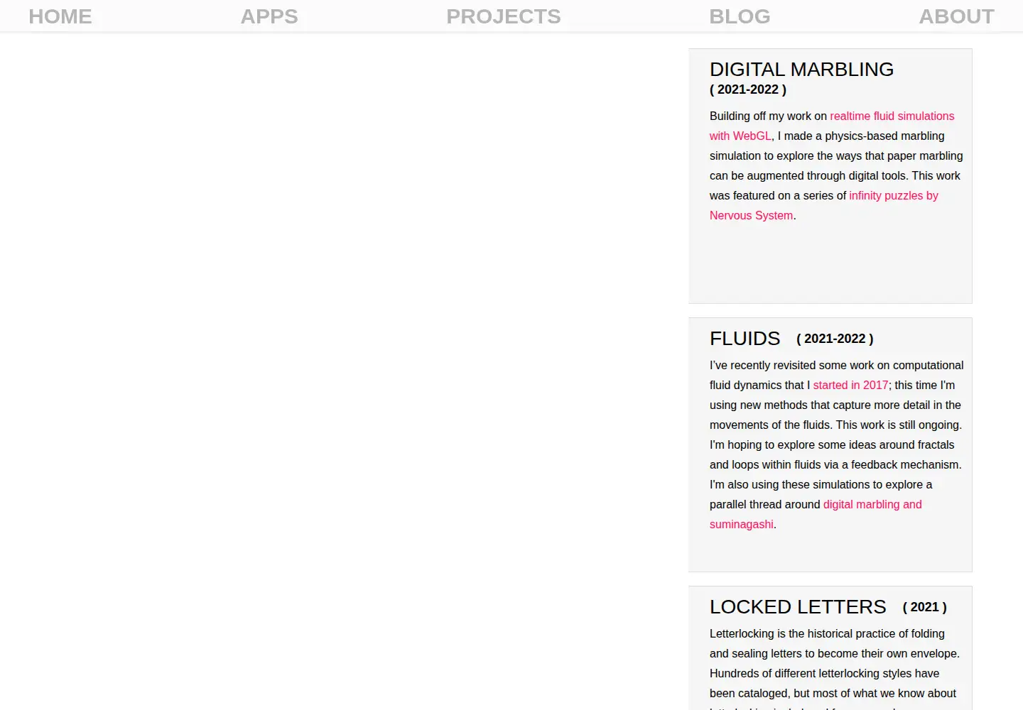 Screenshot of amandaghassaei.com