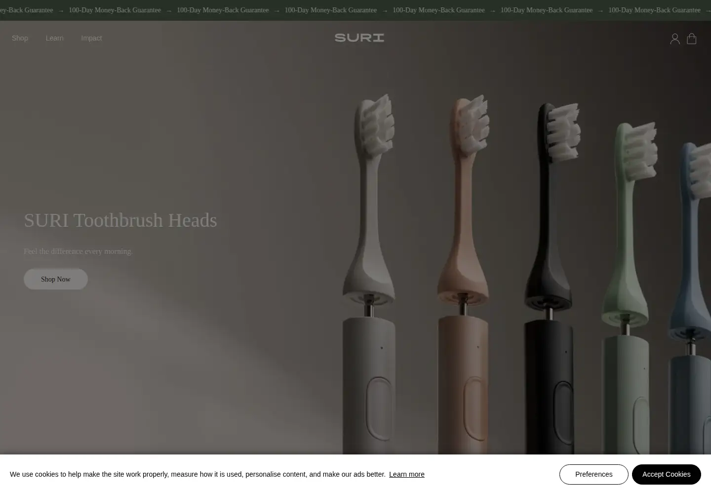 Screenshot of trysuri.com
