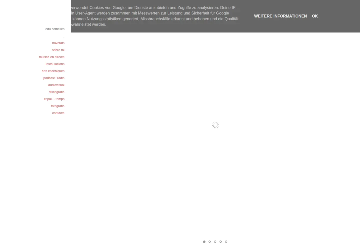 Captured homepage of educomelles.com in the current scan