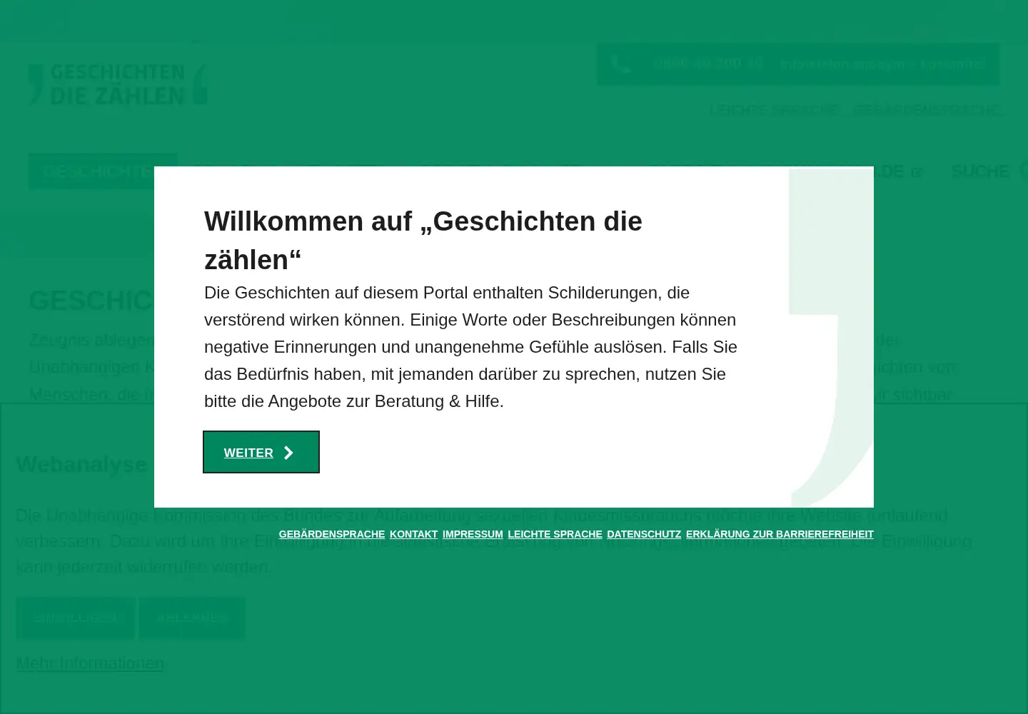 Screenshot of geschichten-die-zaehlen.de
