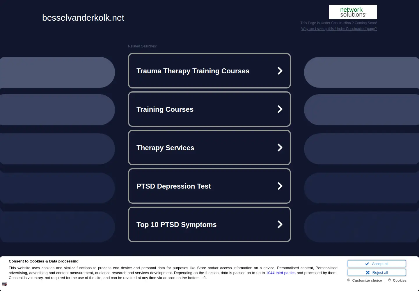 Screenshot of besselvanderkolk.net