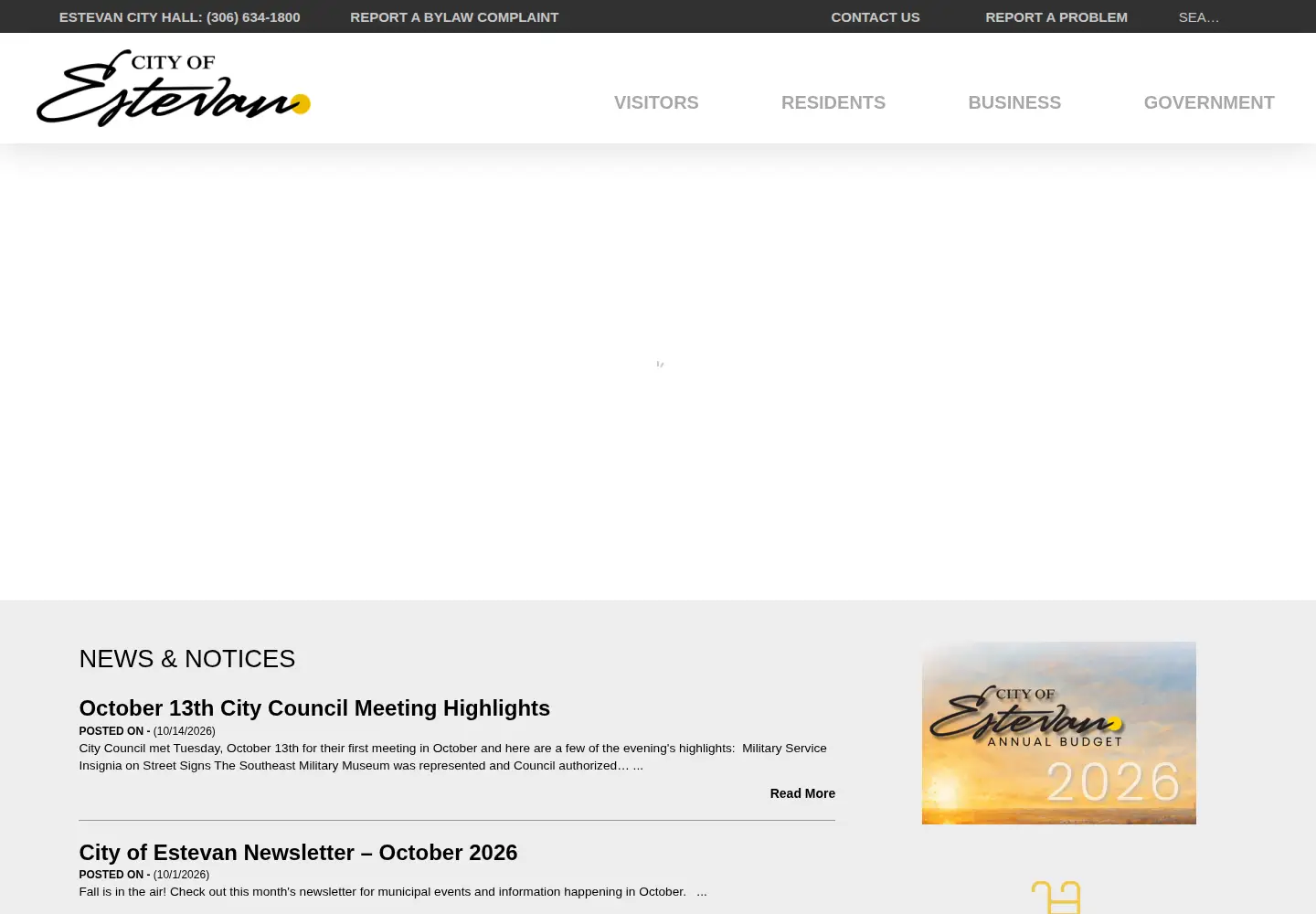 Screenshot of estevan.ca