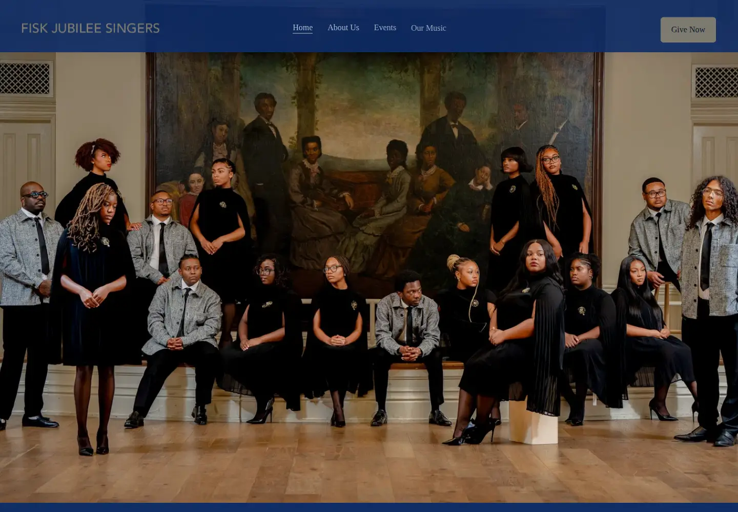 Screenshot of fiskjubileesingers.org