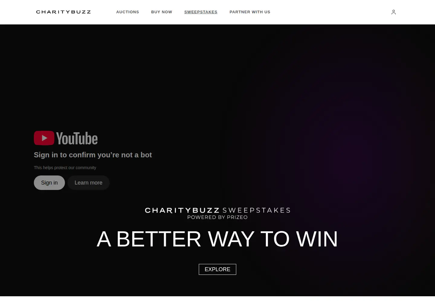 Screenshot of prizeo.com