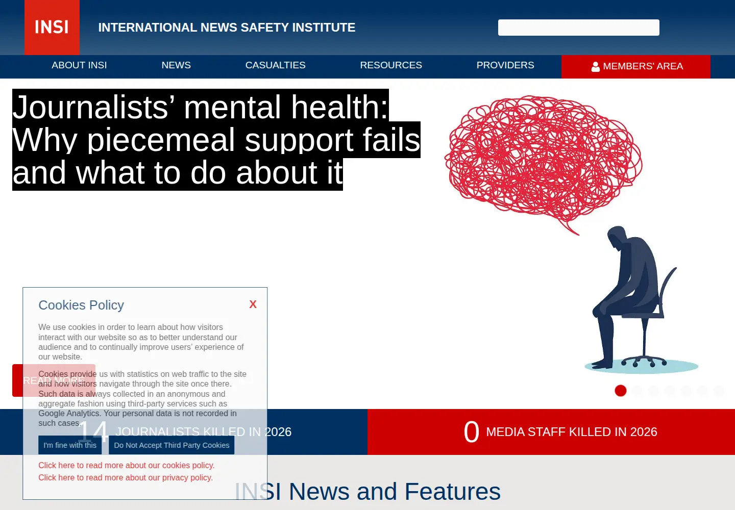 Screenshot of newssafety.org