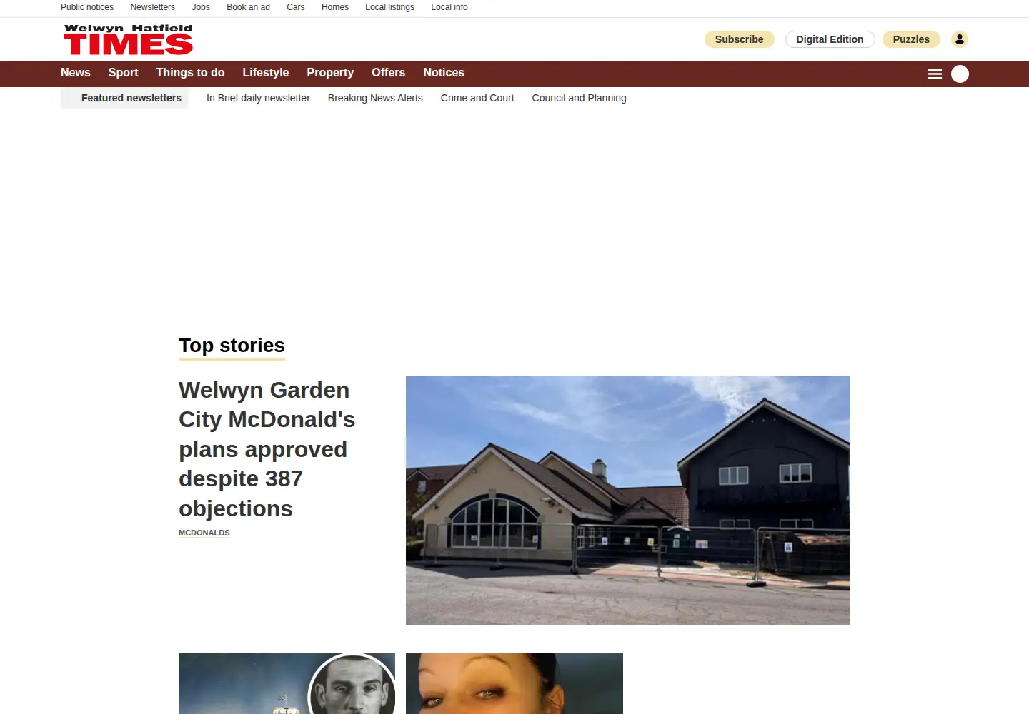 Screenshot of whtimes.co.uk
