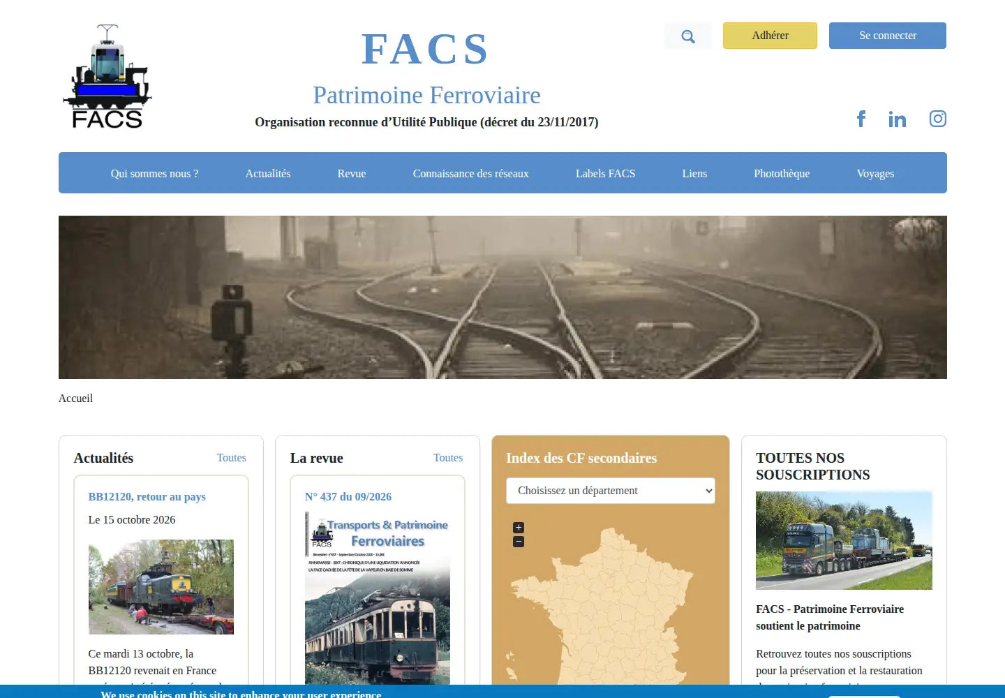 Screenshot of trains-fr.org