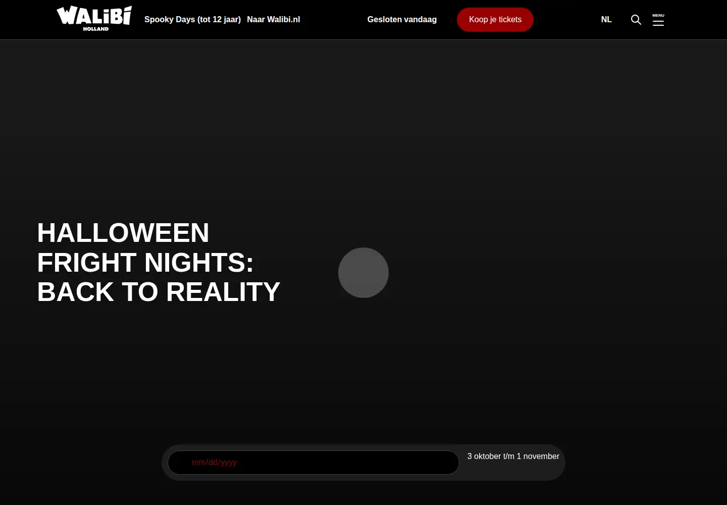 Screenshot of walibi.nl