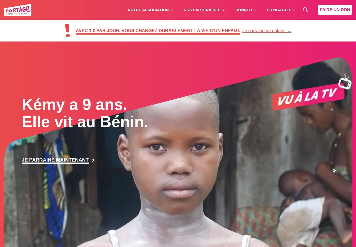 Screenshot of partage.org