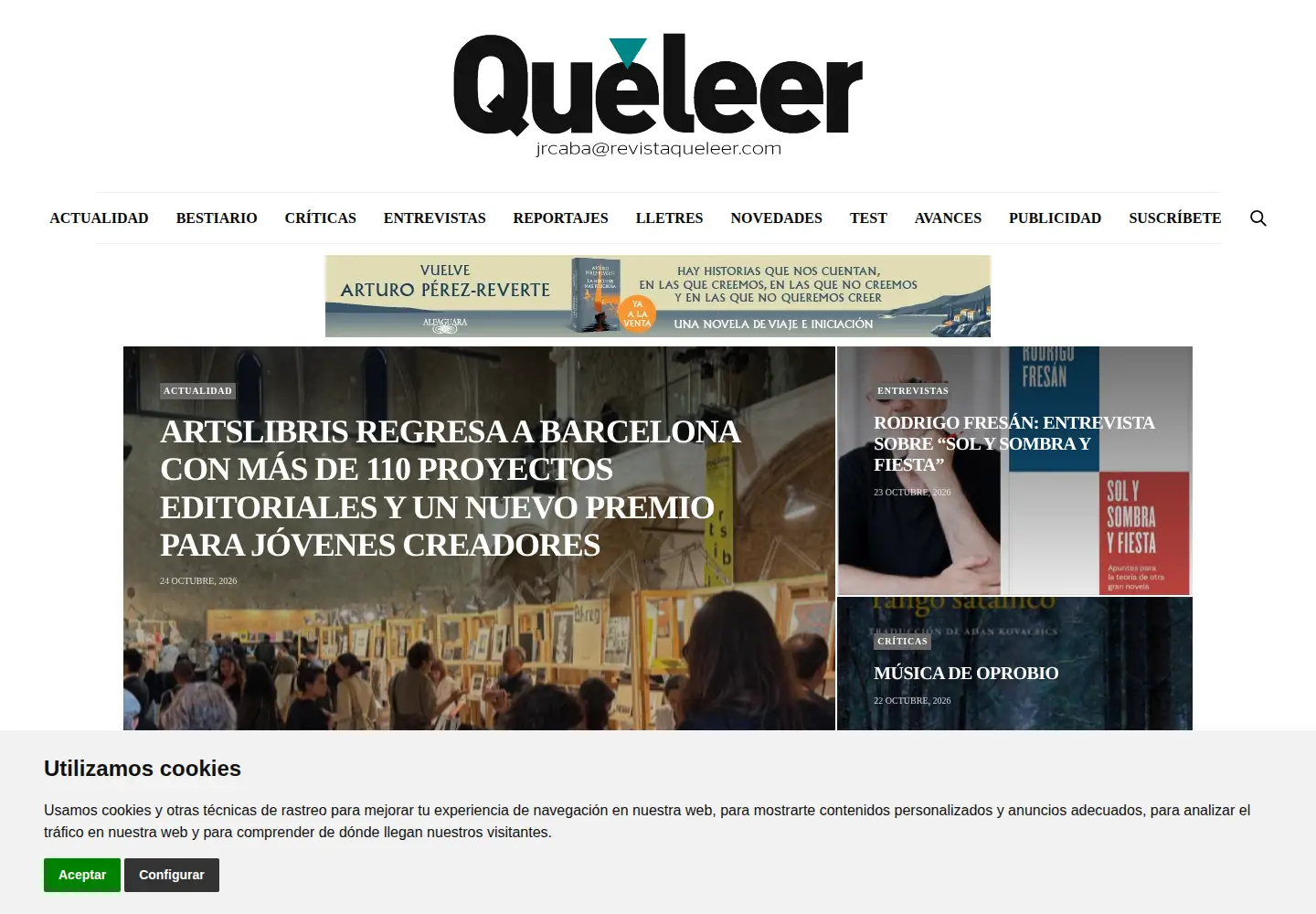 Screenshot of que-leer.com