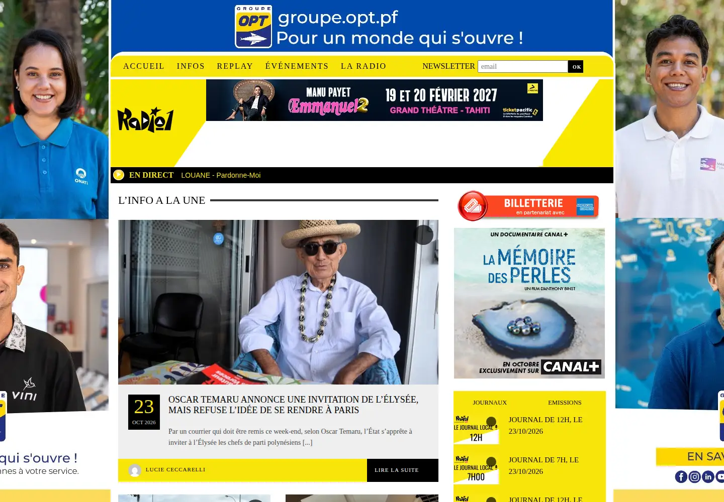 Screenshot of radio1.pf