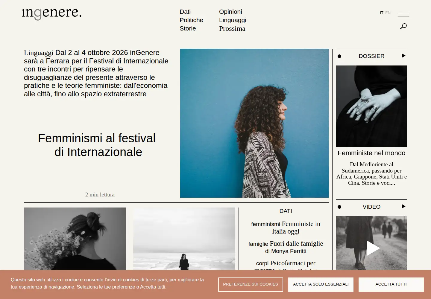 Screenshot of ingenere.it