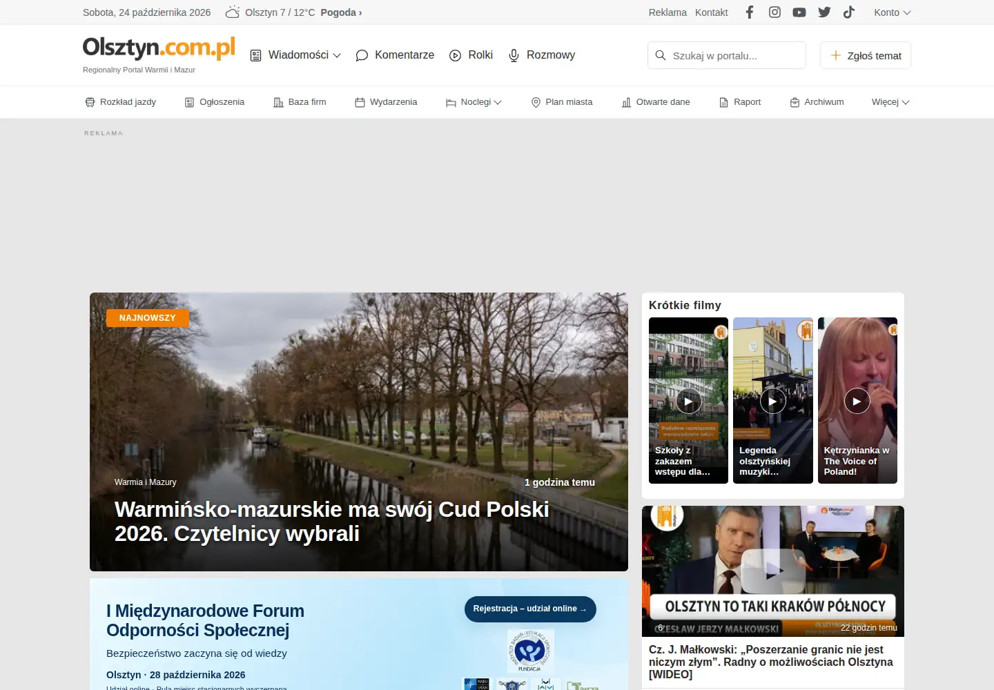 Screenshot of olsztyn.com.pl