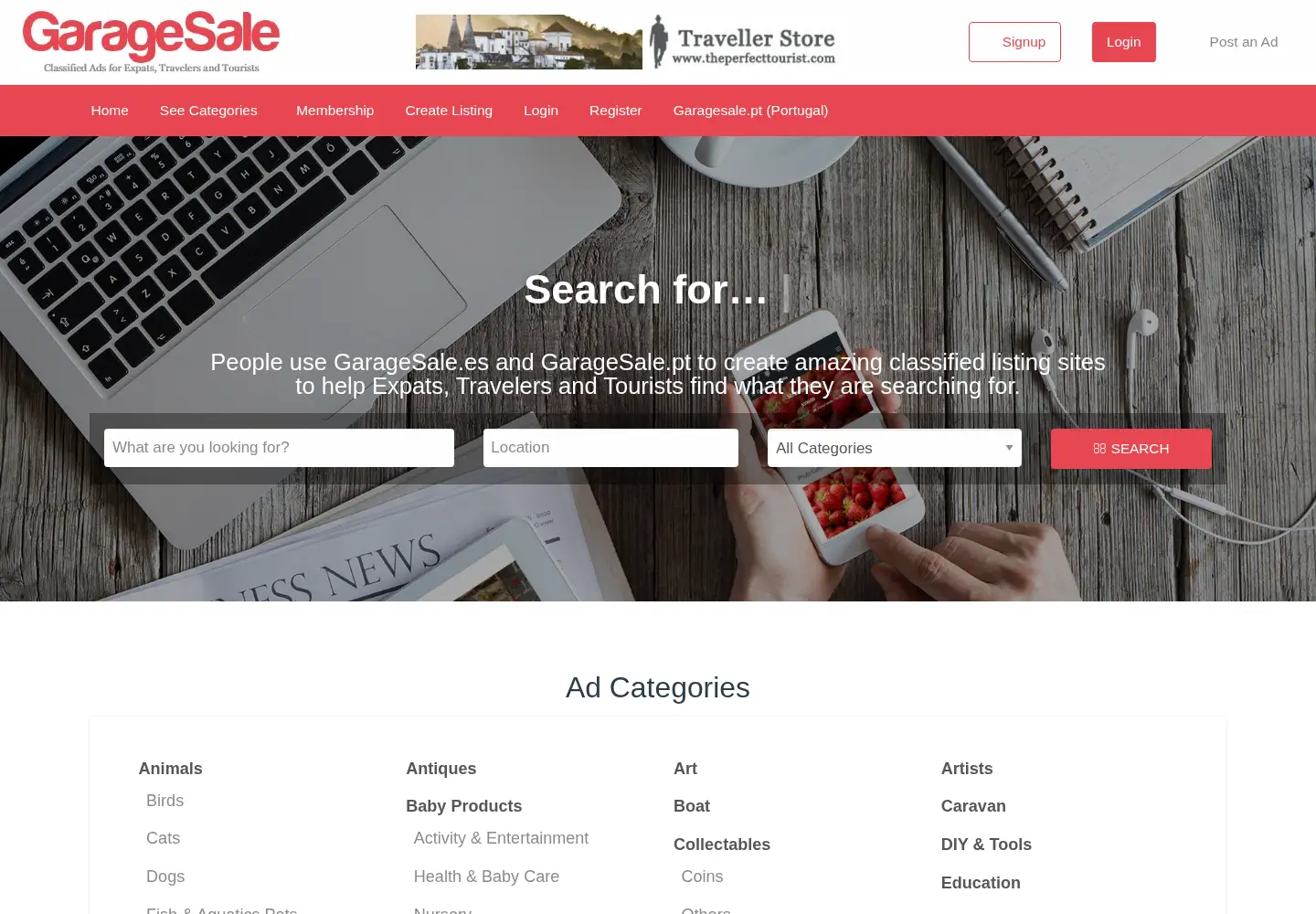 Screenshot of garagesale.es