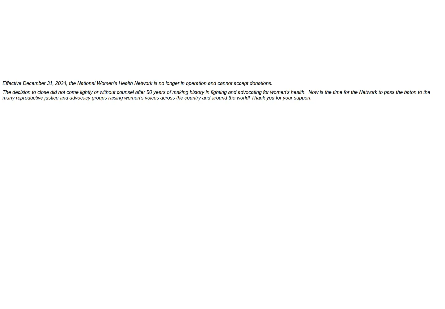 Screenshot of nwhn.org