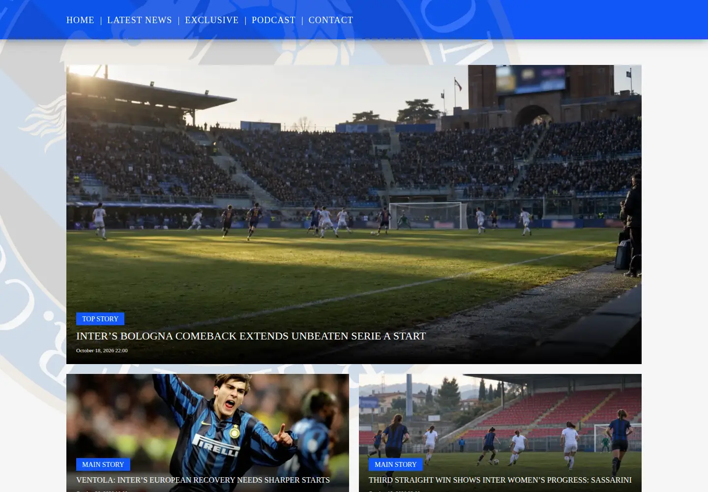 Captured homepage of sempreinter.com in the current scan