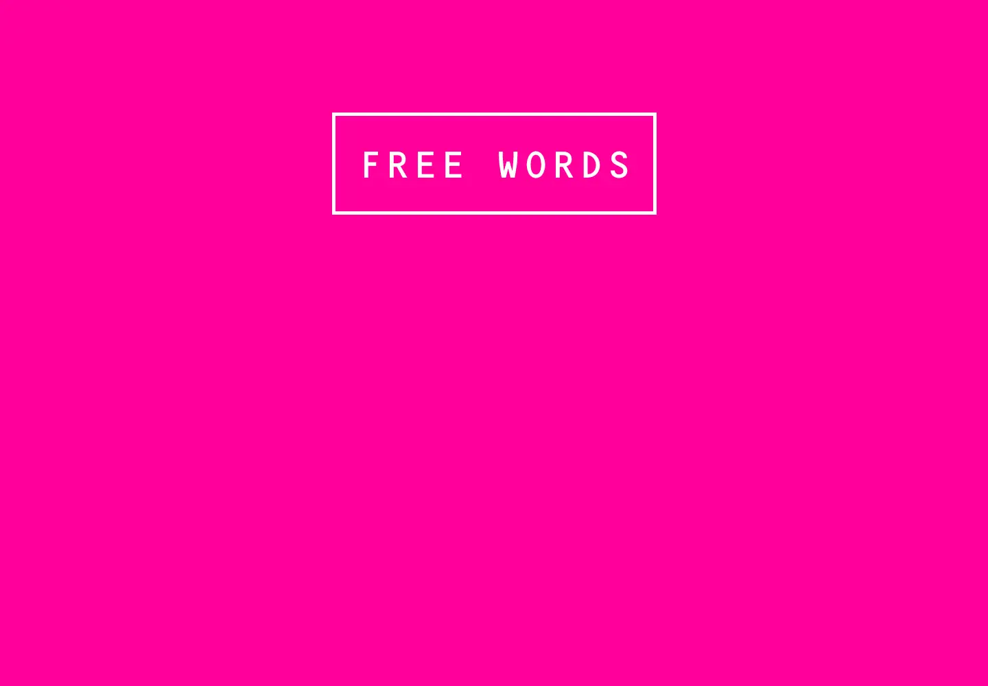 Screenshot of freewords.org