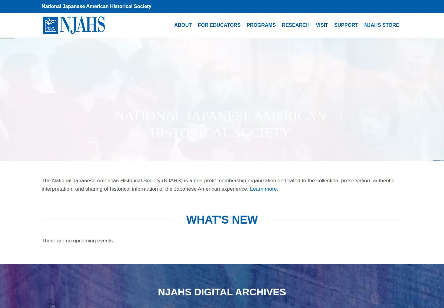 Screenshot of njahs.org