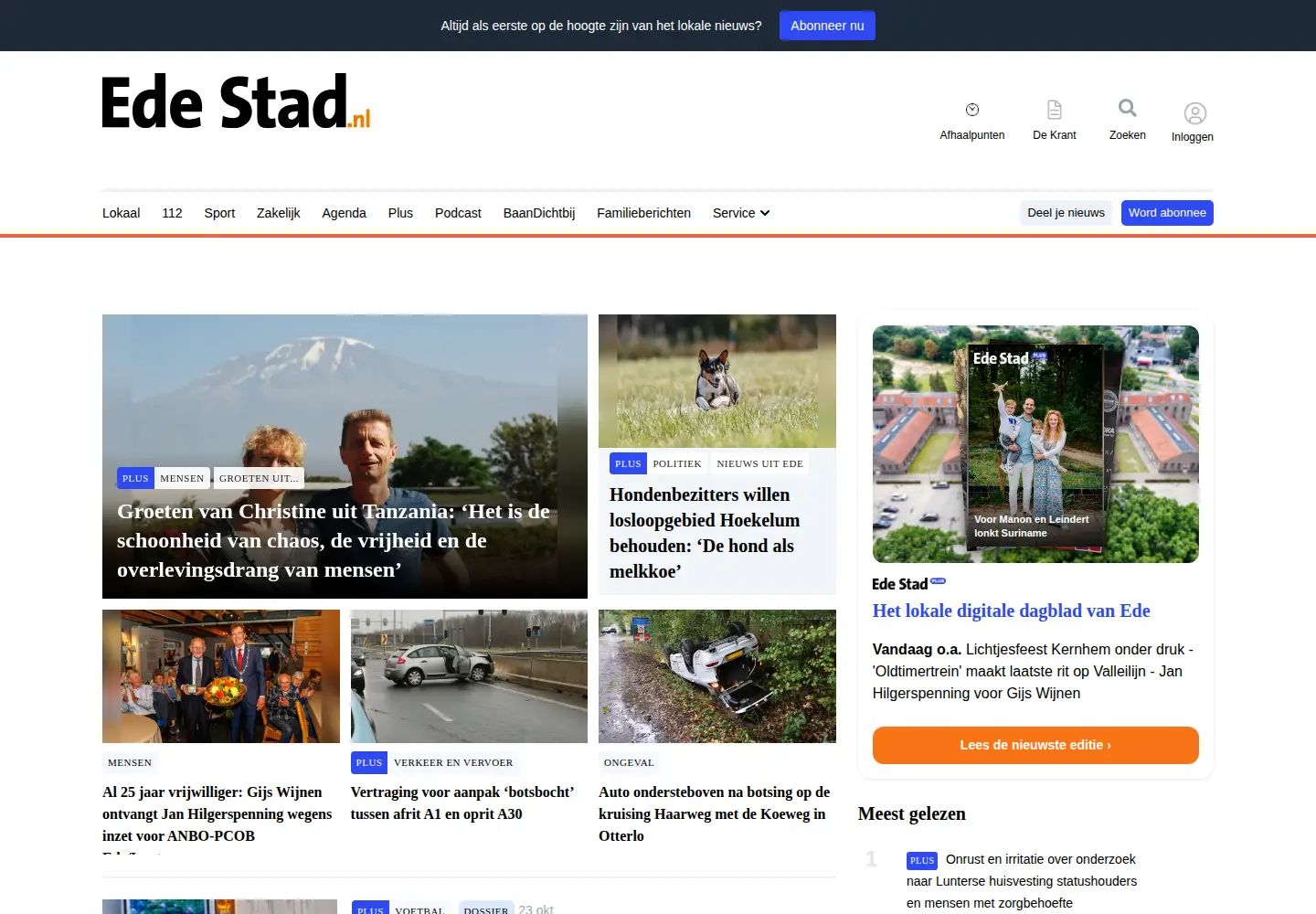 Screenshot of edestad.nl