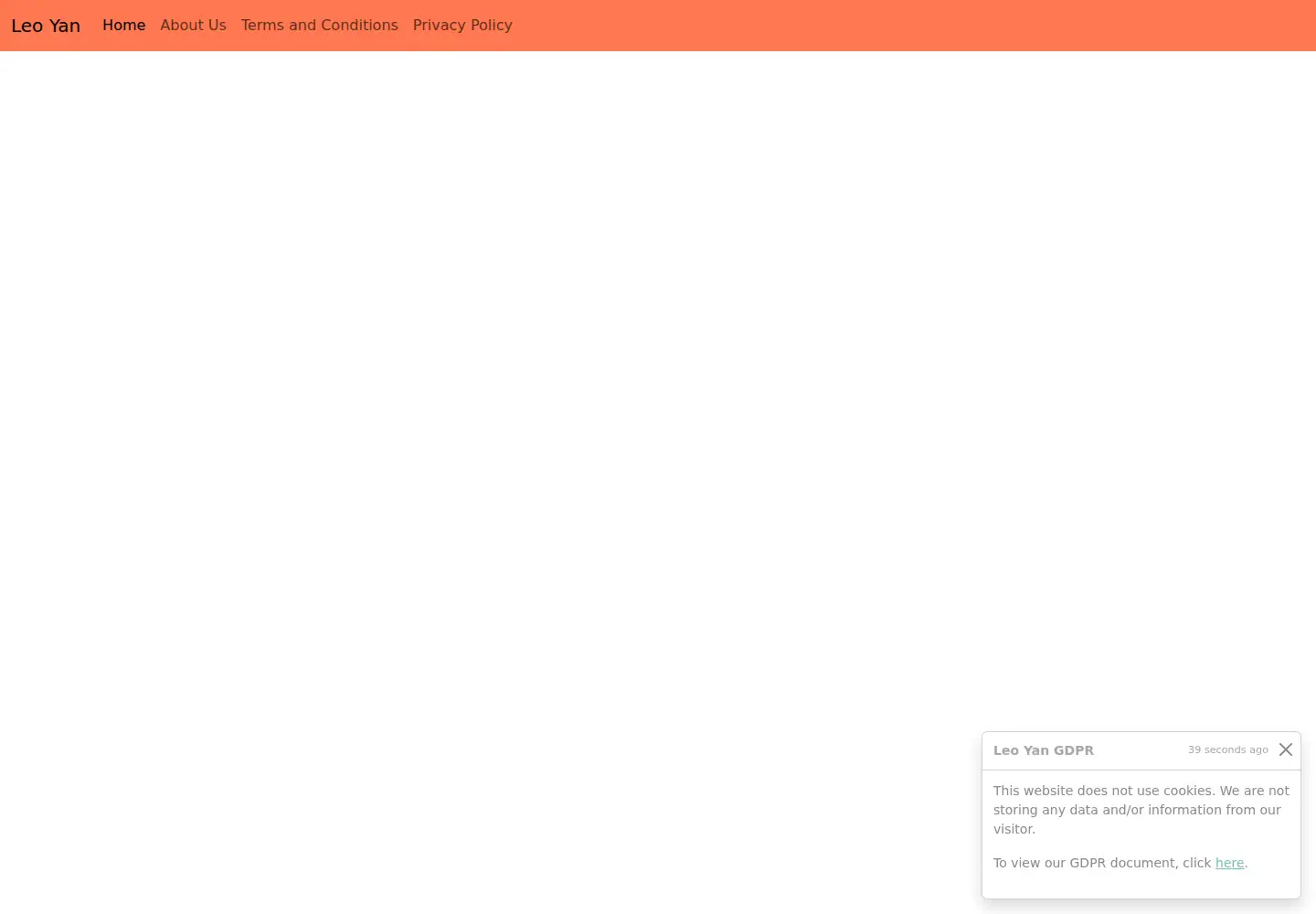 Captured homepage of leoyan.com in the current scan
