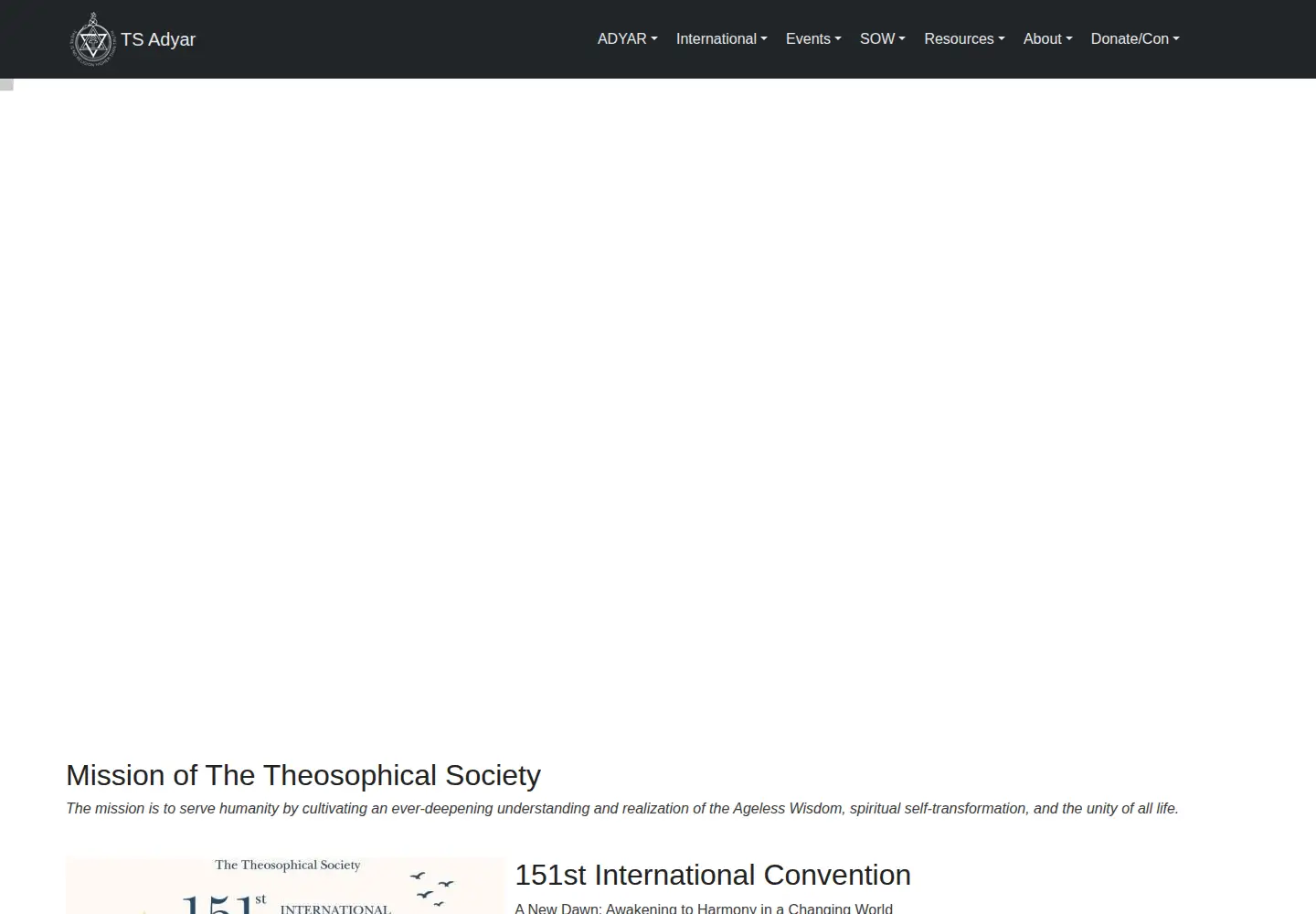 Screenshot of ts-adyar.org
